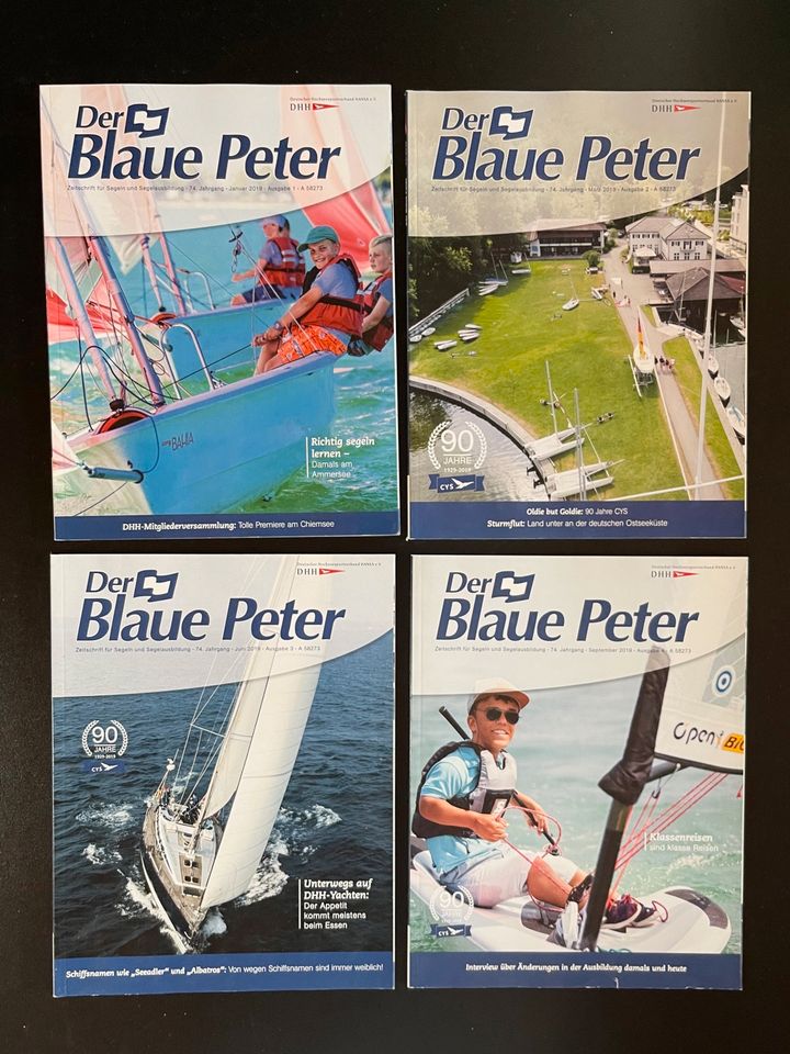 Hochseesport HANSA - Boot - Segel - Zeitschrift "Der Blaue Peter" in Allershausen