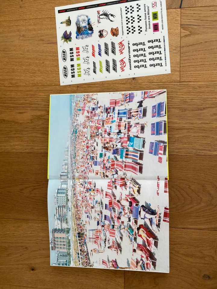 MSGM 10! Fashion Bildband Rizzoli + Sticker Buch Fotografie Rar in Gaggenau