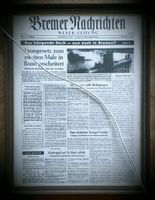 Rarität 3. Juli 1957 Zeitung Bremer Nachrichten 1. Seite Burglesum - Burg-Grambke Vorschau