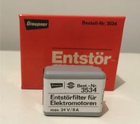 Graupner 3534 Entstörfilter für Elektromotoren, 24V/8A Köln - Ehrenfeld Vorschau