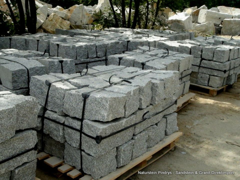 ✔ 9,17 € ✔ 20x20x40 Granit Mauersteine, Granitsteine, gespalten in Hannover