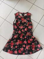 Süßes Blumensommerkleid, S, rot/schwarz Hessen - Hofbieber Vorschau