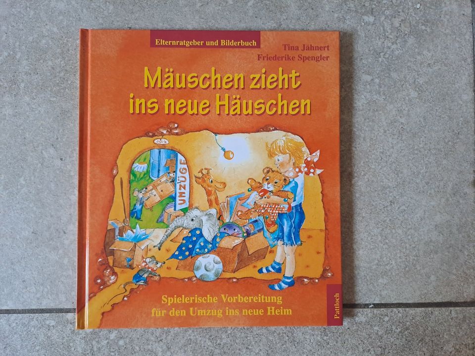 Kinderbuch über's Umziehen, Mäuschen zieht ins neue Häuschen in Bürgstadt