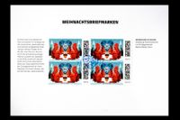 Weihnachten Briefmarken 2023 Eichhörnchen im Schnee DHL Post Nordrhein-Westfalen - Pulheim Vorschau