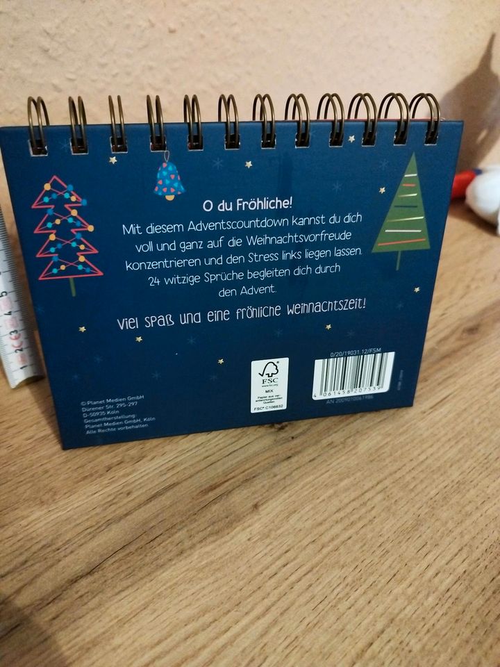Aufsteller Adventskalender Weihnachtskalender Sprüche in Nordrhein