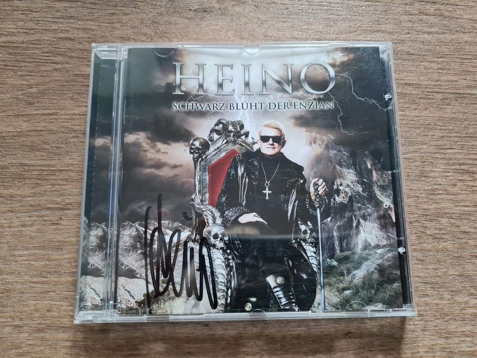 Heino - CD - mit Autogramm - Schwarz blüht der Enzian in Berlin