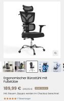 Ergonomischer Bürostühl mit Fußstütze Hessen - Kassel Vorschau