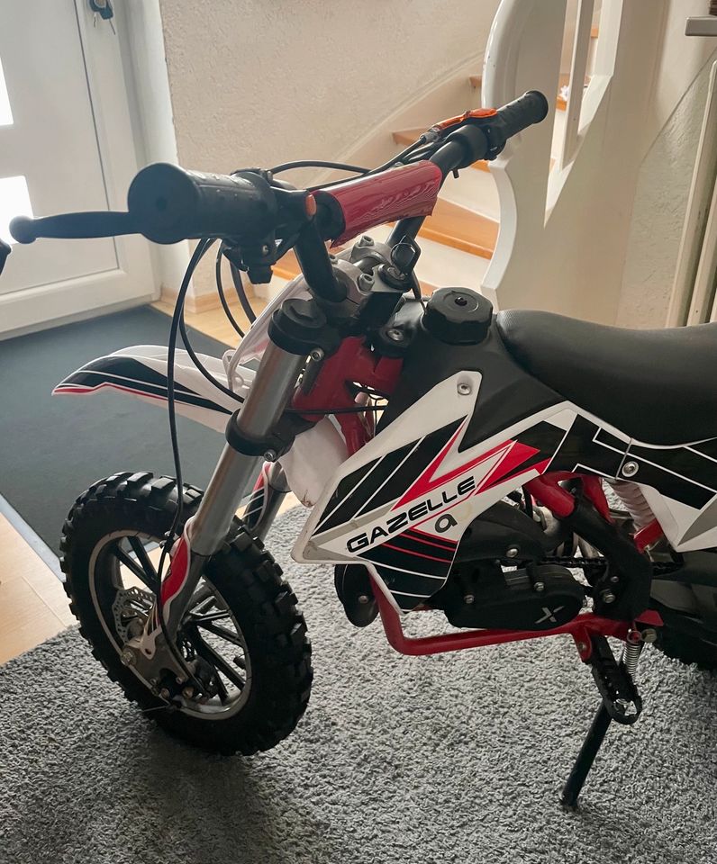 Actionbike „Gazelle“Crossbike Benzinmotor 2Takt 49ccm Kinderbike in Parkstetten