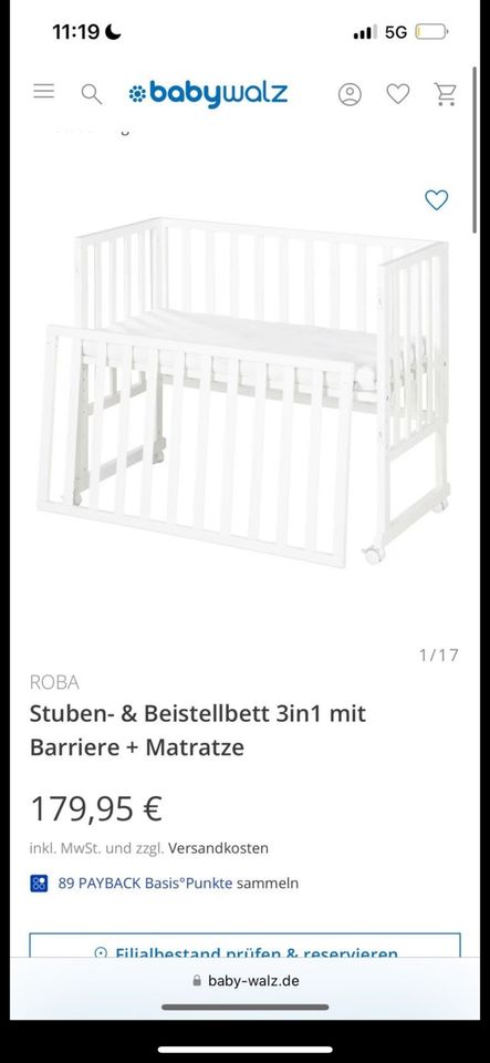 Babybett oder beistellbett schnellstmöglich in Lampertheim