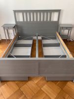 Hemnes Bett grau 160x200 inkl. Schubladen und Nachttischen Leipzig - Leipzig, Zentrum-Ost Vorschau