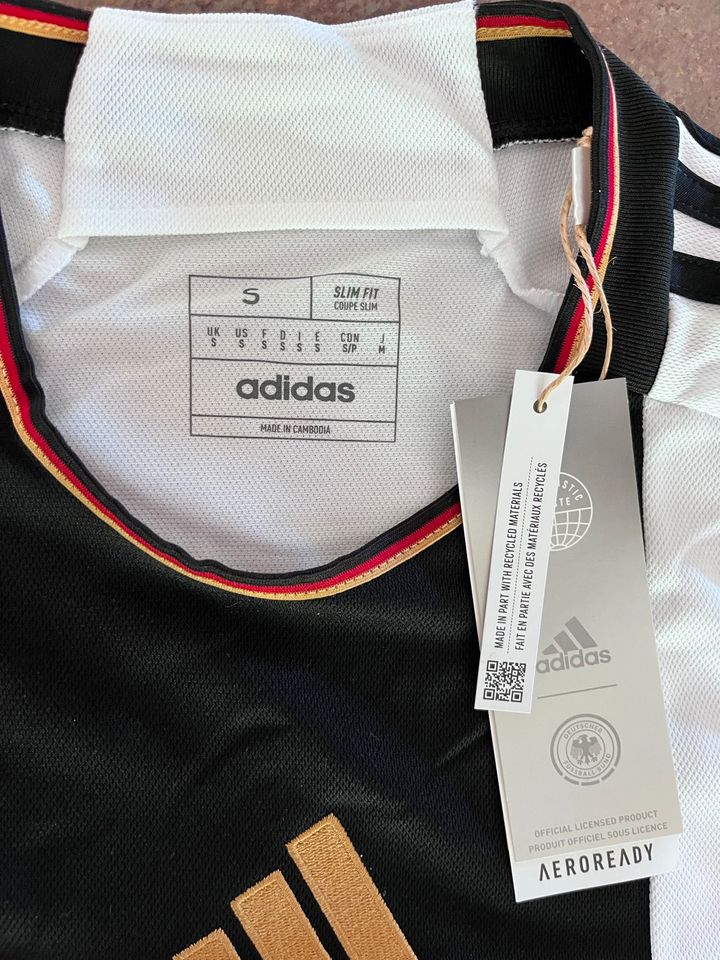 Adidas DFB Deutschland Trikot Damen weiß in Petershagen