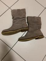 Damen-Lederstiefel hellbraun/graubraun, Gr. 36, TOP ANGEBOT Bayern - Arnstein Vorschau