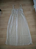 org Zara Leinen Lycocell Kleid Maxikleid Träger lang beige S 36 Hessen - Linden Vorschau