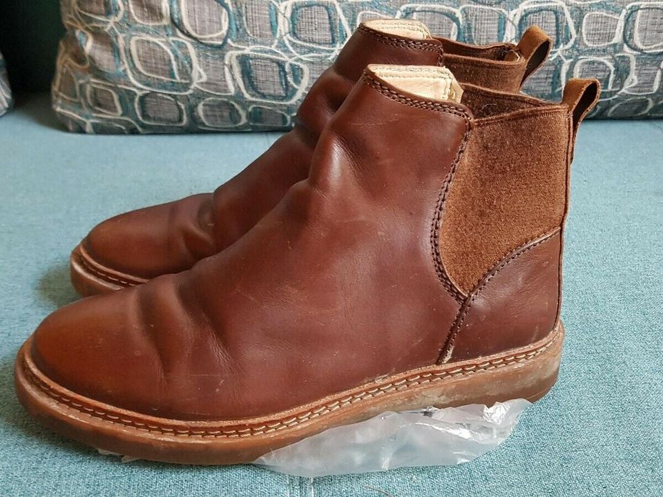 Stiefel Stiefeletten Chelsea Boots braun Echtleder Gr. 37 Clarks in Stuttgart