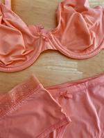 Set T-Shirt Bügel BH + Panty Hipster peach beige 80 B 36 38 NEU Bayern - Amberg Vorschau