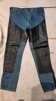 Jeans mit Lederbesatz BW 44,5 cm Hessen - Münzenberg Vorschau