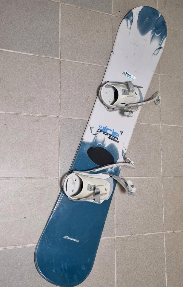 Snowboard, 153 cm, mit Bindung, Gebraucht in Achern
