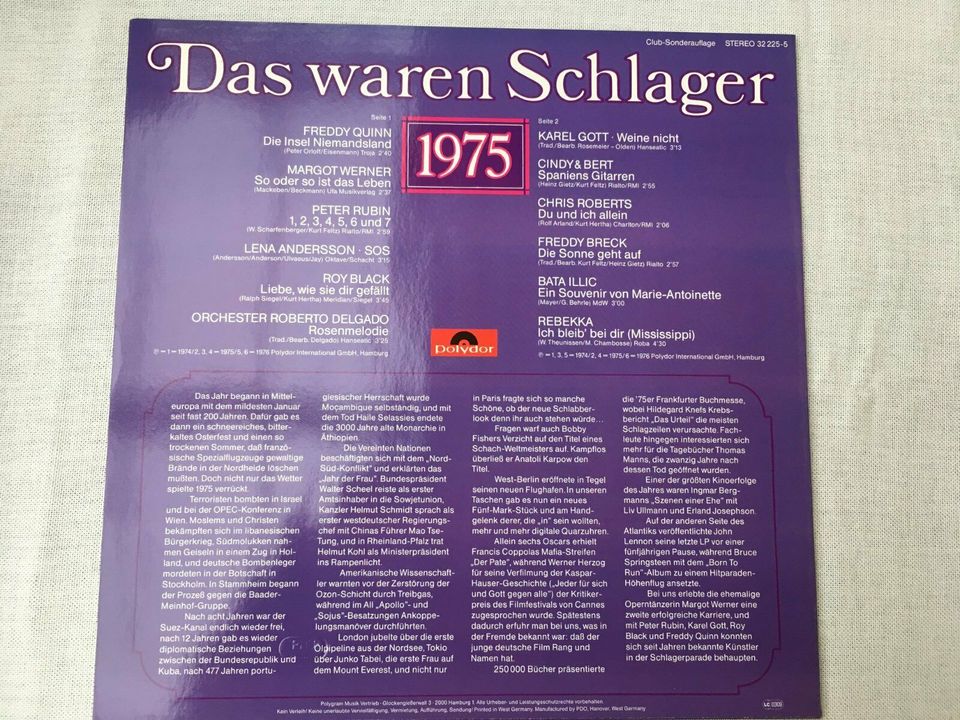 148 Schallplatten :Schlager, Hits, 70er, 80er  - Teil 1 in Essenbach