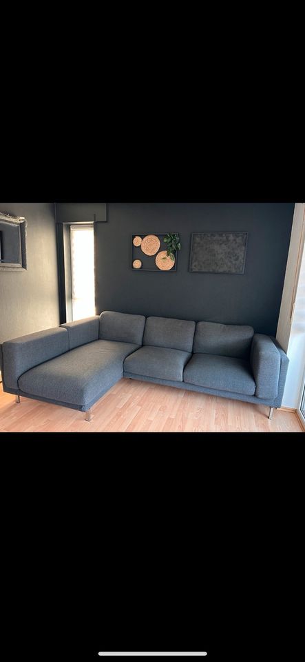 Ikea Nockeby Couch Sofa grau Anthrazit wohnlandschaft in Grevenbroich