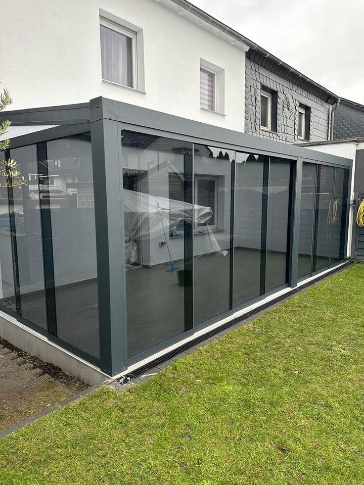 Terrassenüberdachung 6m x 3m inkl. Beleuchtung, Wintergarten in Mönchengladbach