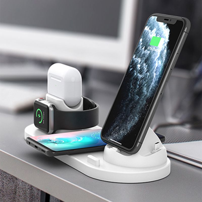 4in1 Wireless Qi Ladestation Ladegerät Apple iPhone Watch Airpods in Meinerzhagen