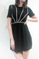 Maje "Risea Black" KLeid Gr. 2 / D34 Dress SChwarz Noir Spitze La Rheinland-Pfalz - Budenheim Vorschau