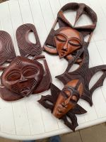 Afrikanische Holzmasken , Handarbeit Leipzig - Grünau-Ost Vorschau