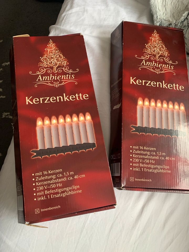 2 Lichterketten Weihnachten Tannenbaum in Althütte