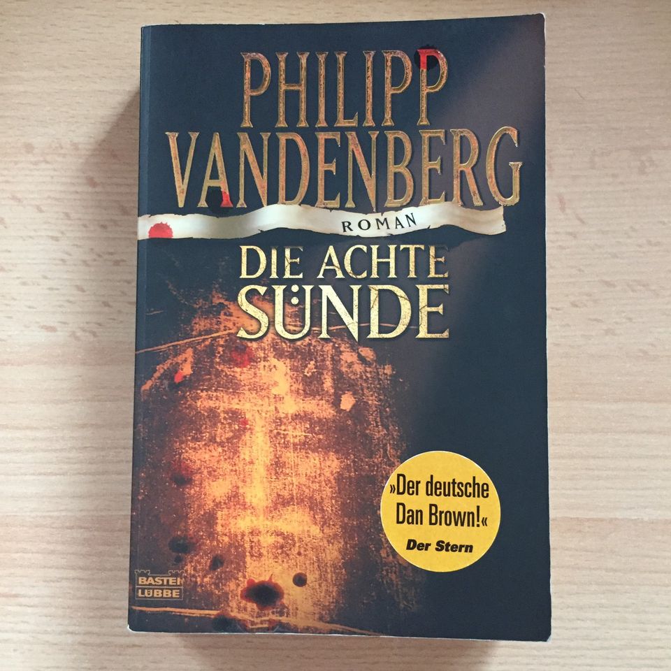 Roman - Philipp Vandenberg „Die achte Sünde" (Vatikan-Thriller) in Heilbronn
