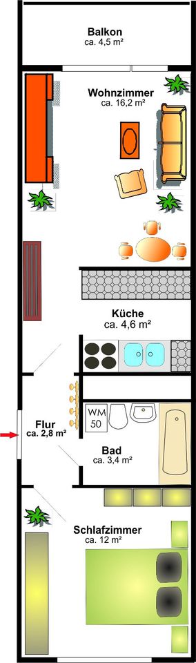 +++Kleine schmucke Single-Wohnung+++ in Hohenstein-Ernstthal