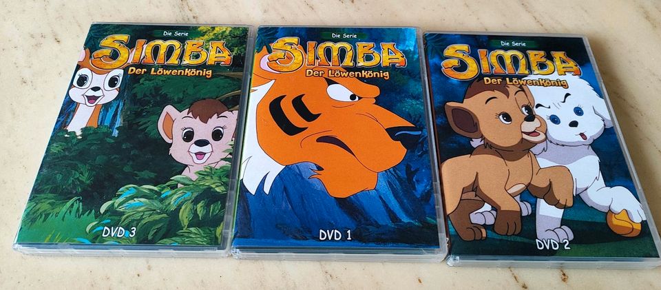 Kinder DVD'S Simba der Löwenkönig 3DVD, Yakari Folge 11,gebraucht in Dessau-Roßlau