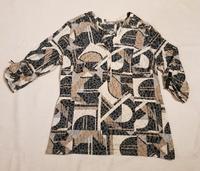 Shirt Bluse Damen Gr. 44 C&A Halbarm beige grau Bayern - Pfronten Vorschau