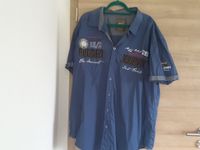 Dunkelblaues Herren-Hemd mit Aufdruck, Größe 4XL Bayern - Bad Grönenbach Vorschau