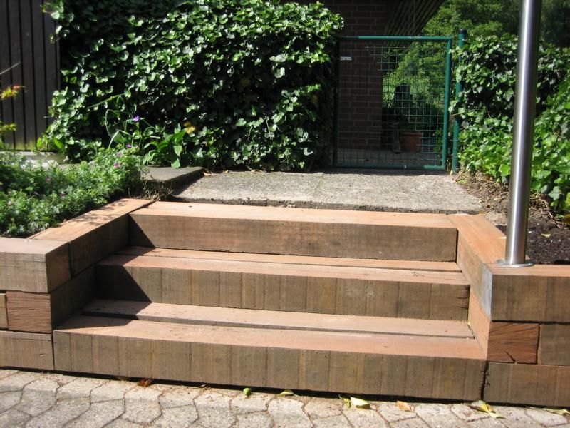 Bongossi, 150x250 mm, Hartholz, Schwelle, Schwellen, Kantholz, Balken, Bohle, Gartenschwelle in Peine