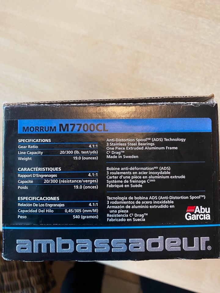 ABU Ambassadeur Mörrum 7700 CL ALU in Neuhof