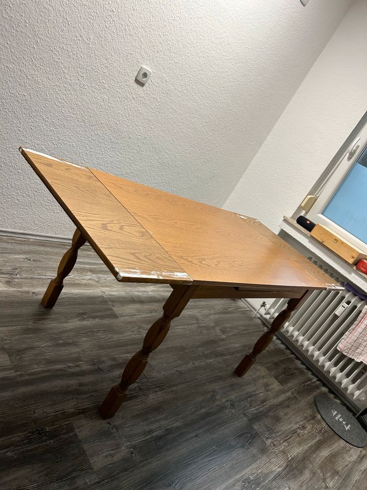Holztisch vergrößerbar  120-180x80 in Herzogenrath