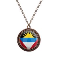 Antigua und Barbuda Kette - Bronze Vintage Halskette Flagge Fahne Hessen - Trendelburg Vorschau