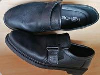 Rohde Herren Leder Schuhe schwarz Gr. 44 Slipper m. Klett Hessen - Schlitz Vorschau