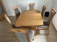 Echtholztisch mit 6 Stühlen Abholung in altenbeken Nordrhein-Westfalen - Delbrück Vorschau