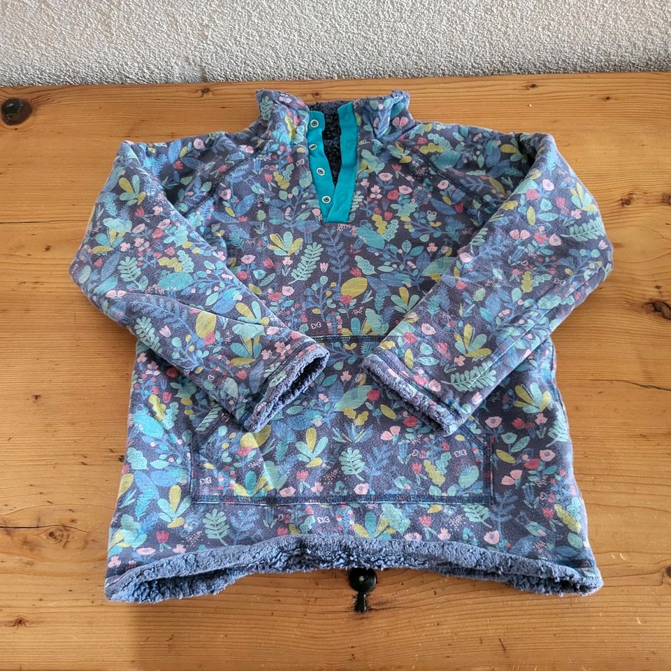 Frugi Wende Kuschel Pullover Mädchen sweat 128 134 Öko Waldorf in Neugersdorf