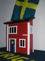 Briefkasten im Schweden Design, Modell "Hultsfred" Rot Niedersachsen - Sehnde Vorschau