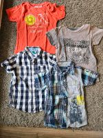 Jungen Set: 2x  T-Shirt & 2 x  Kurzarmhemd Gr  98 Düsseldorf - Rath Vorschau