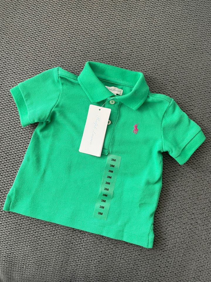 Ralph Lauren Poloshirt Gr. 56-62 (3Monate) grün Neu in Hamm