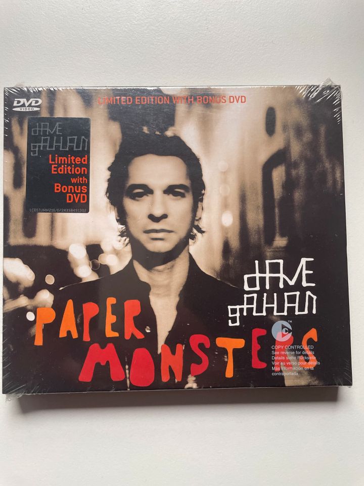 Dave Gahan Paper Monsters ltd.Ed + DVD neu sealed Depeche Mode in Halle