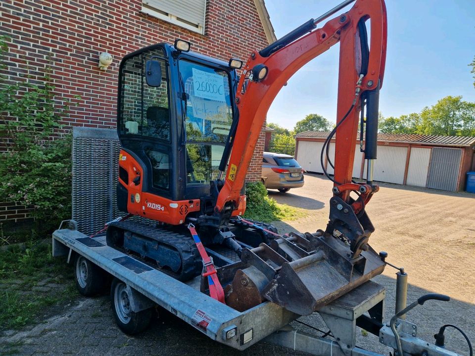 Kubota Minibagger KX 019 in Barßel