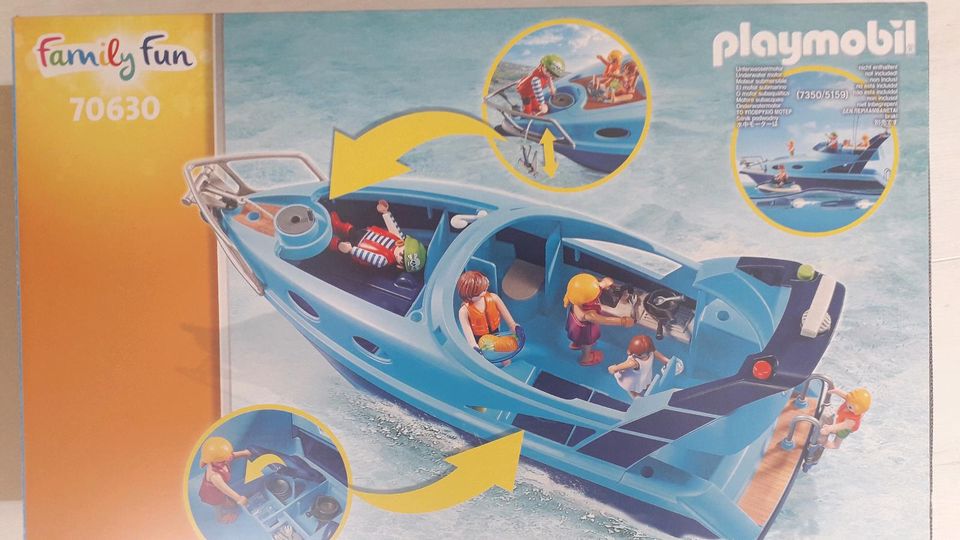 Playmobil Yacht Schiff mit OVP alles dabei kaum benutzt in Hannover