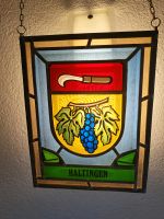 Kleines Bleiglasfenster Haltingen Wappen 24x18cm Baden-Württemberg - Weil am Rhein Vorschau