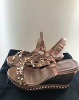 Tolle Wedges “ rockstud” Gr.38  rose-beige leicht glänzend NEU Hessen - Zwingenberg Vorschau