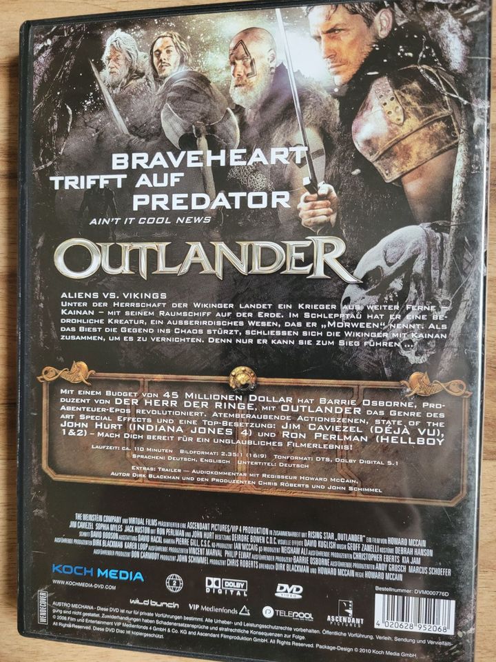 Outlander   ..DVD in Wernigerode