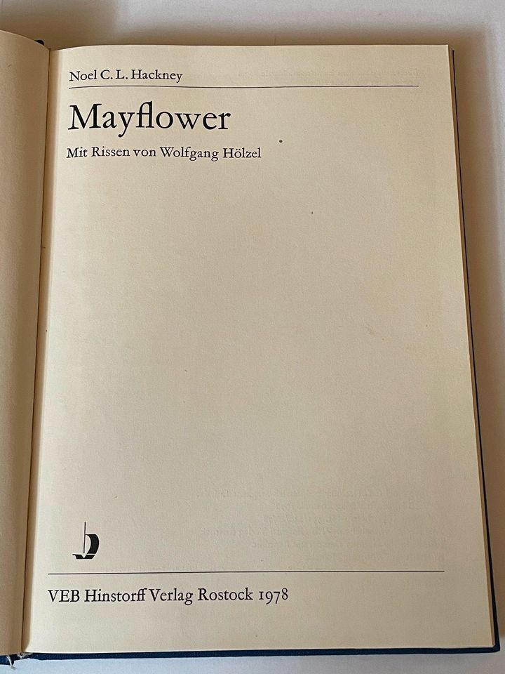 DDR Buch "Mayflower" von Noel C. L. Hackney 1978 in Merseburg